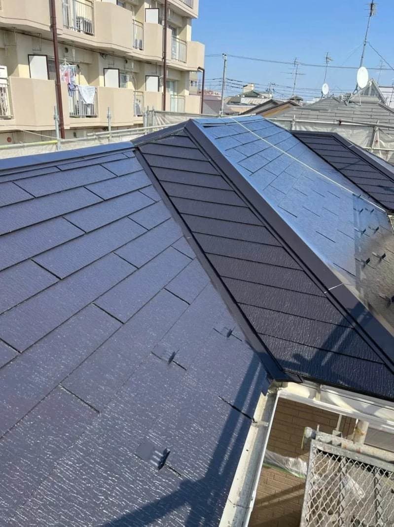 小平市ペイントプラスの施工事例:外壁塗装後の外観