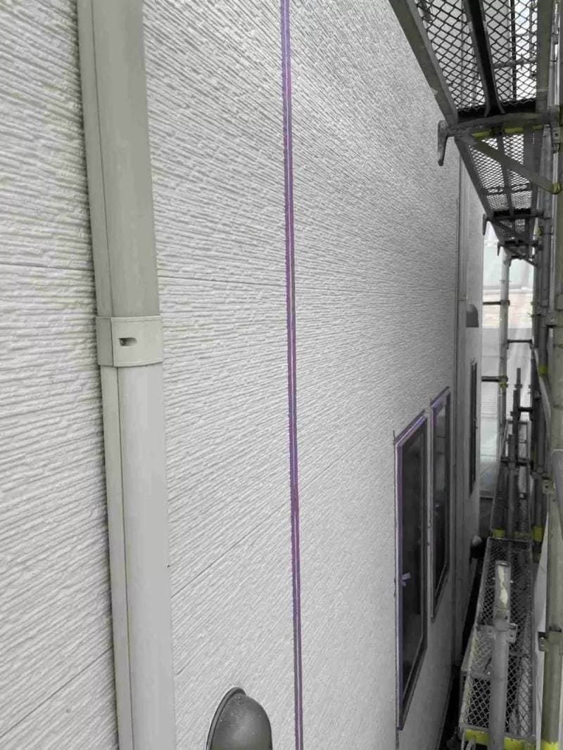 小平市ペイントプラスの小平市I様 施工例:サイディング充填処理