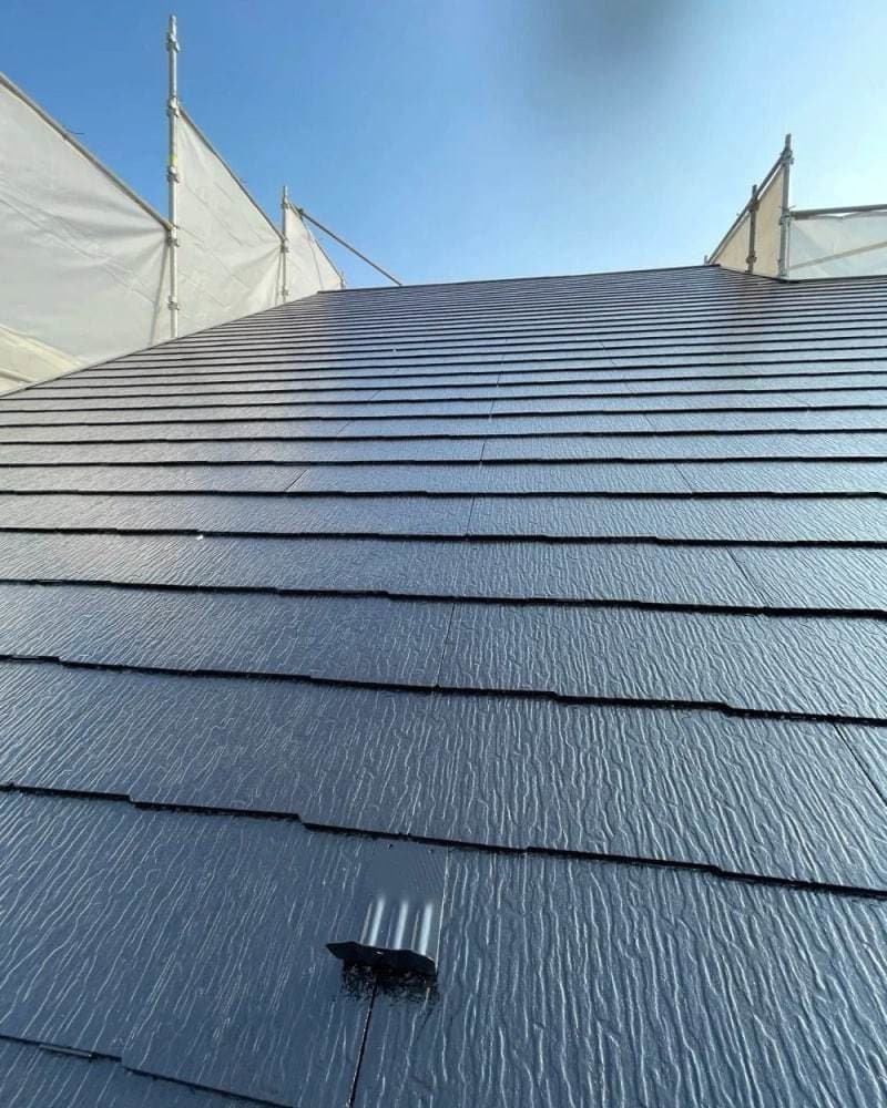 小平市ペイントプラスの小平市I様 施工例:塗装後の屋根