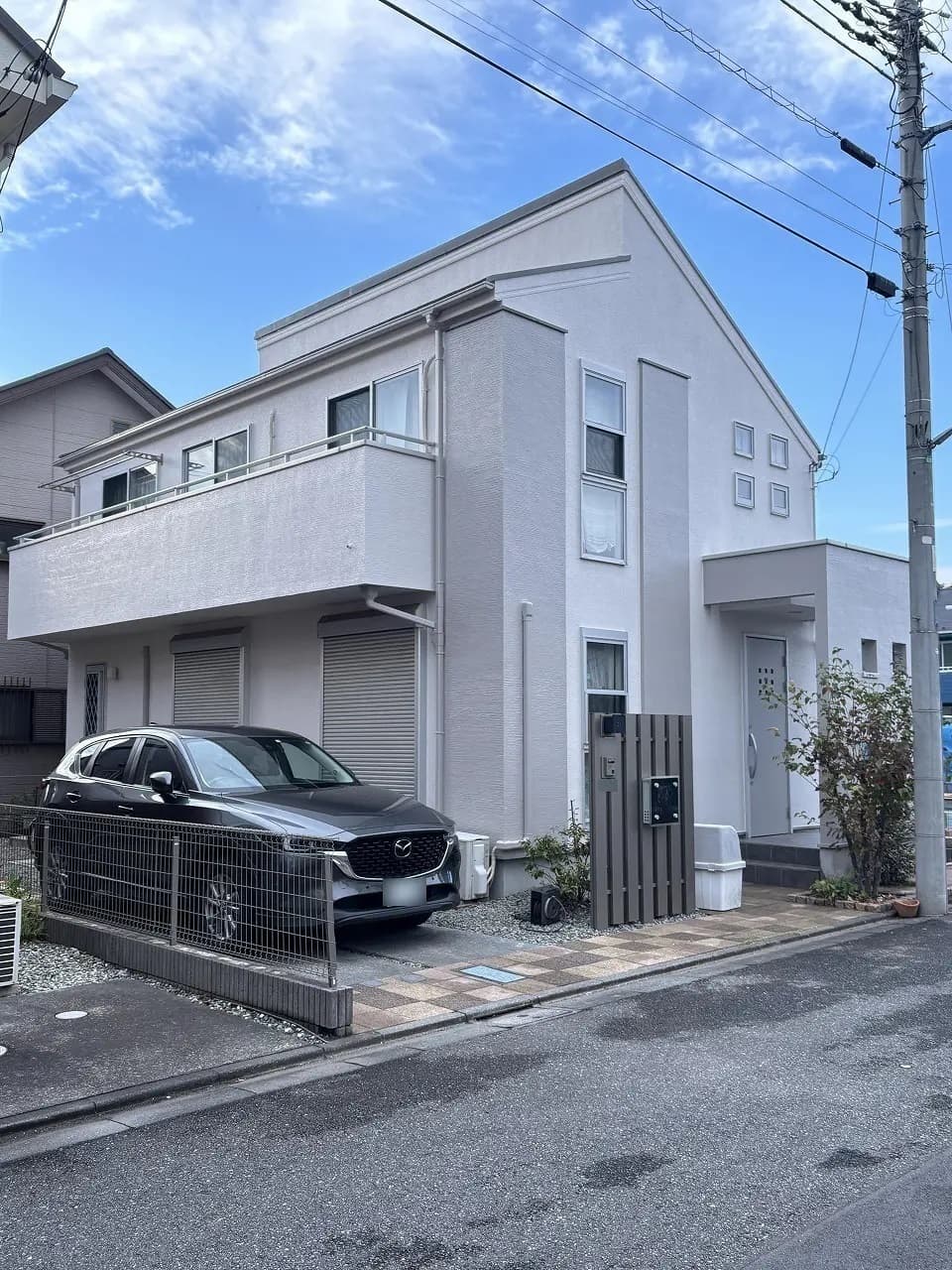 屋根工事　カバー工法後の屋根