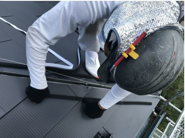 小平市ペイントプラスの国分寺 T様 施工例:屋根防水ルーフィングGOKUルーフ
