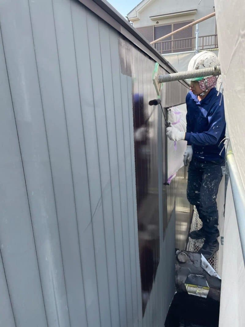 屋根外壁塗装 下塗り