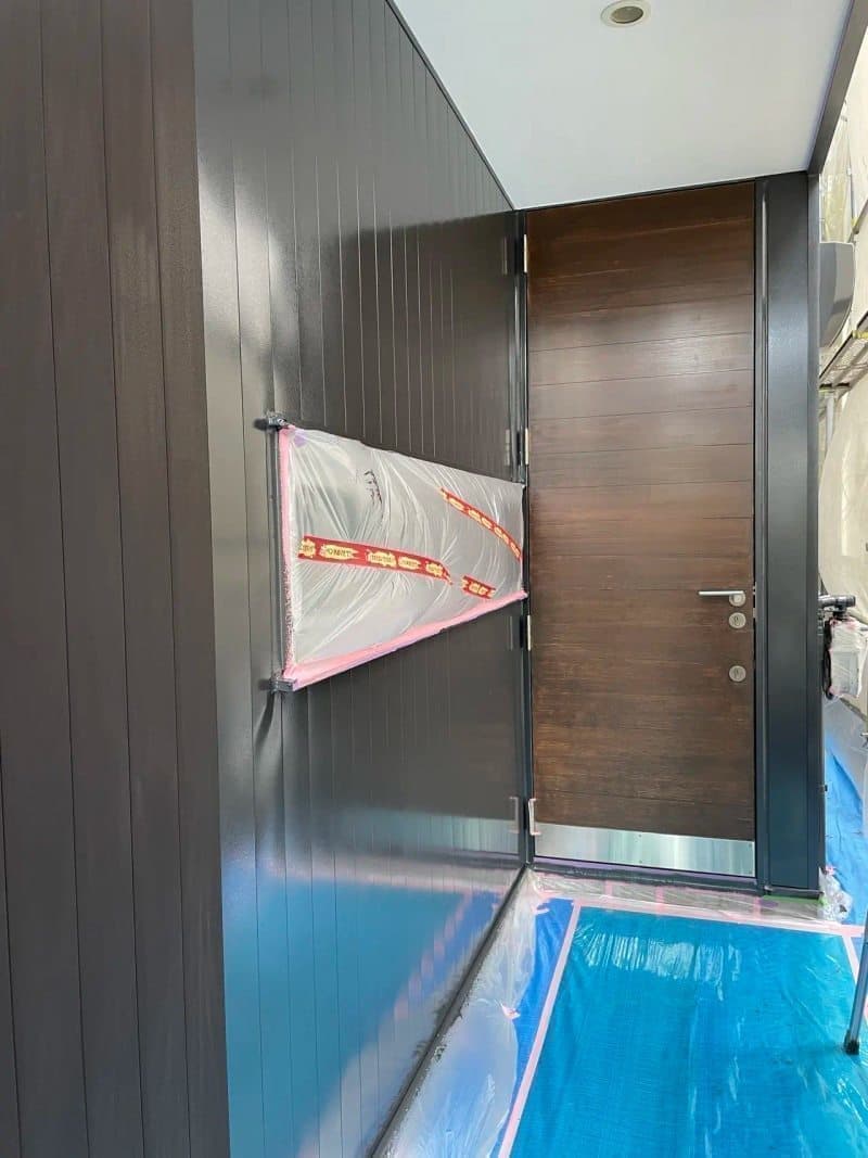 屋根外壁塗装 上塗り