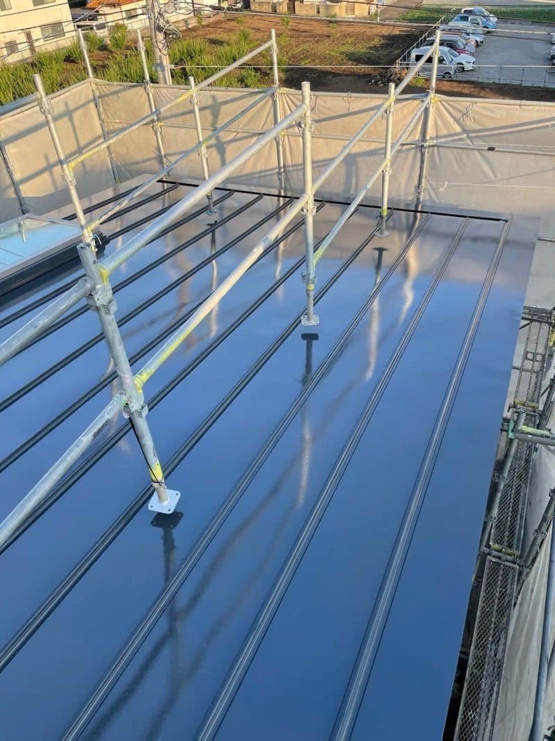 屋根塗装 スーパーガルバニウム施工後