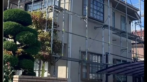 小平市ペイントプラスの施工例:外壁塗装前の外観