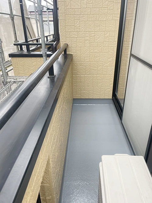 小平市ペイントプラスの施工事例:外壁塗装後の外観
