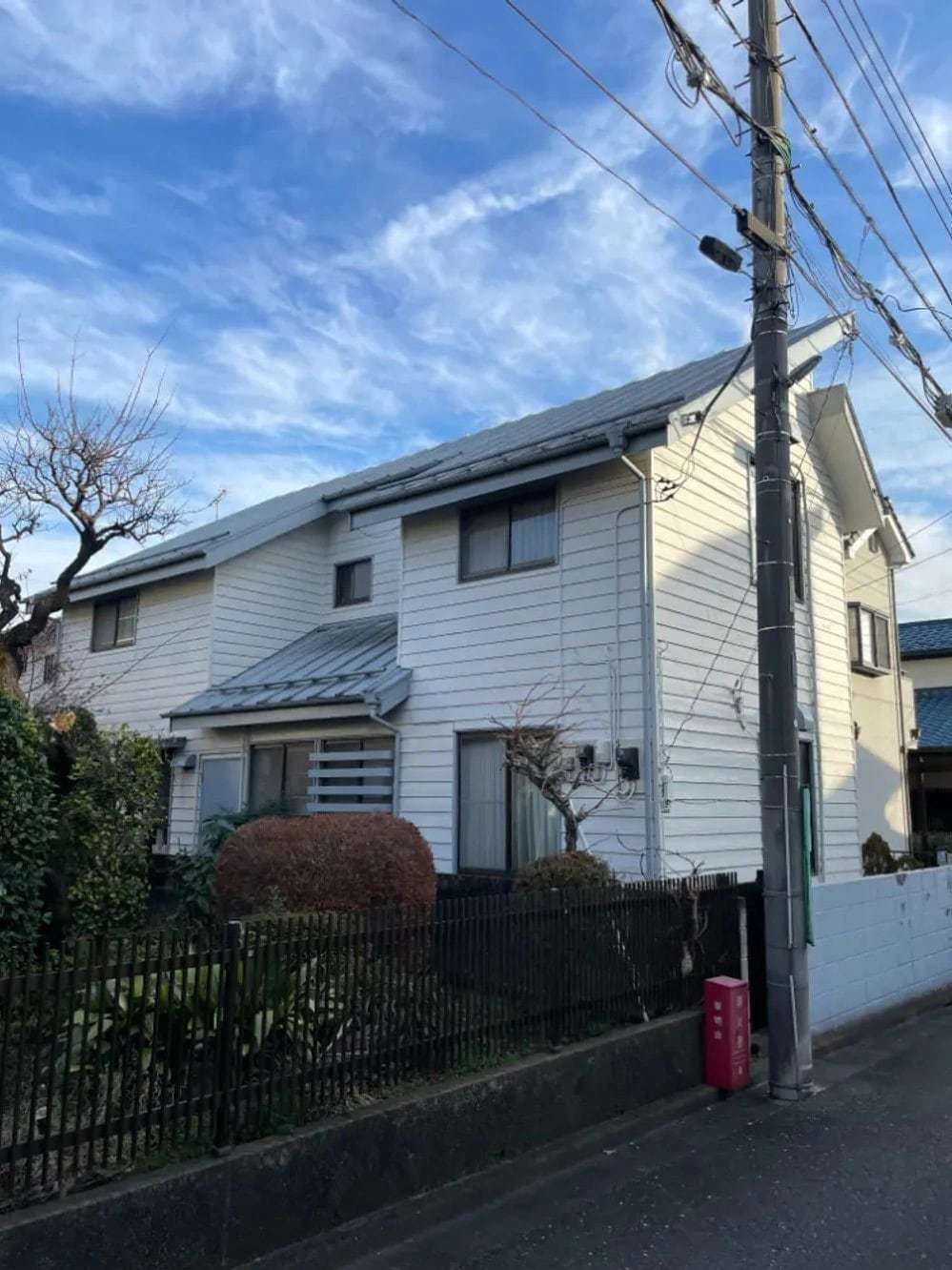 小平市ペイントプラスの小平市S様 施工例:塗装前の外観