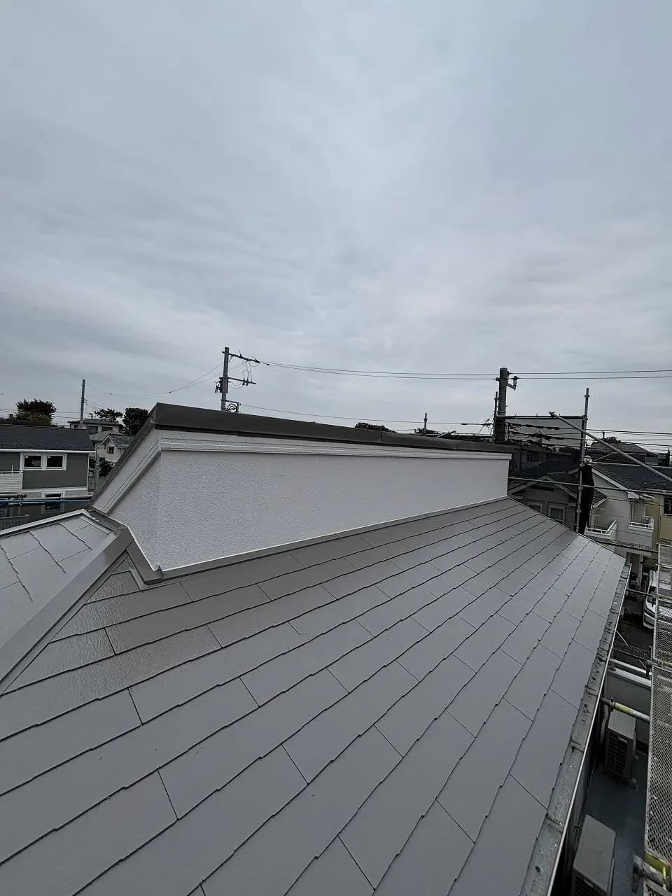 屋根塗装 塗装後の外観