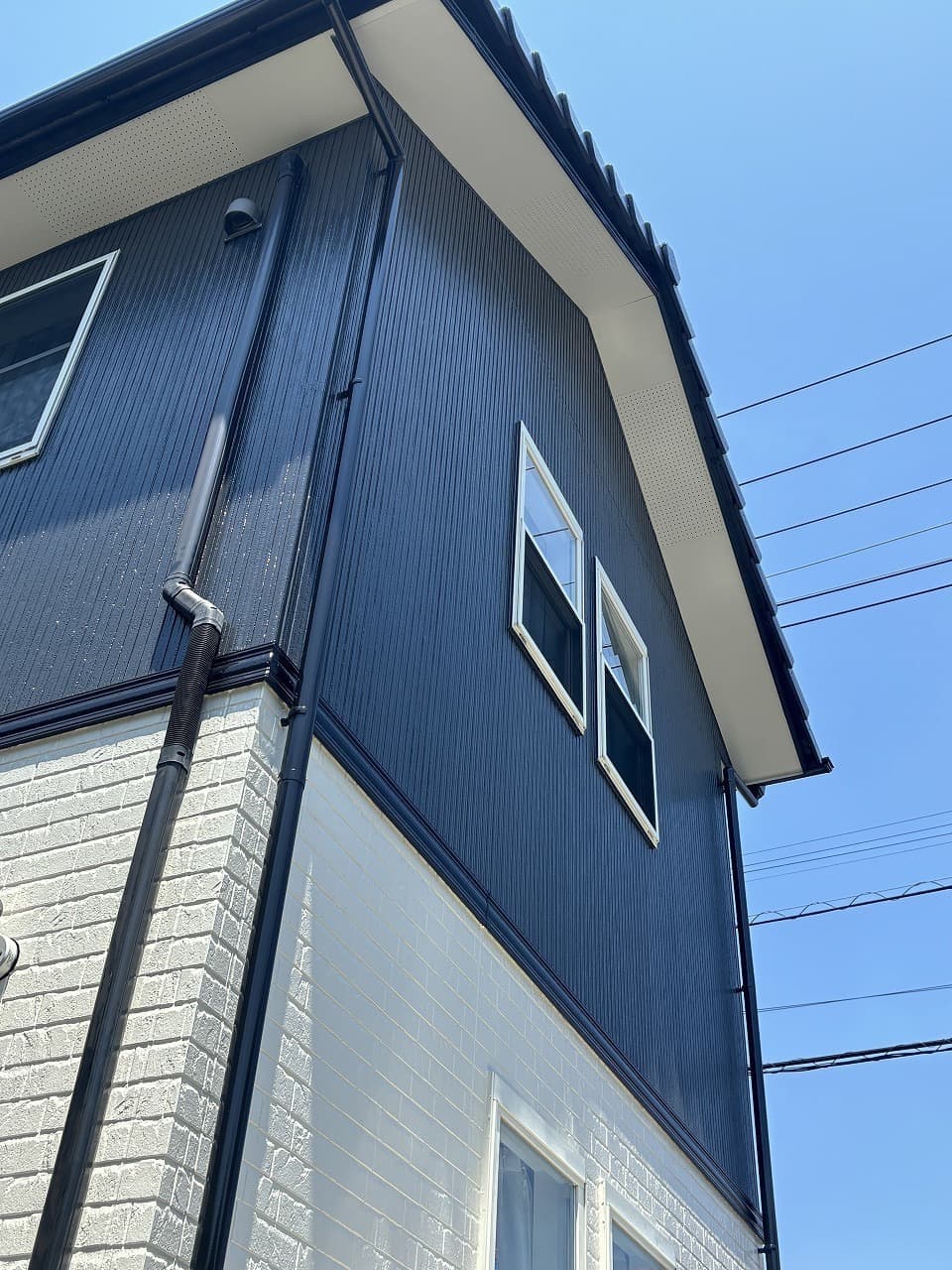 外壁塗装 屋根工事 塗装後の外観