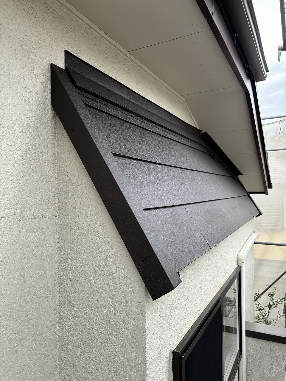 屋根工事 カバー工法が完了した屋根