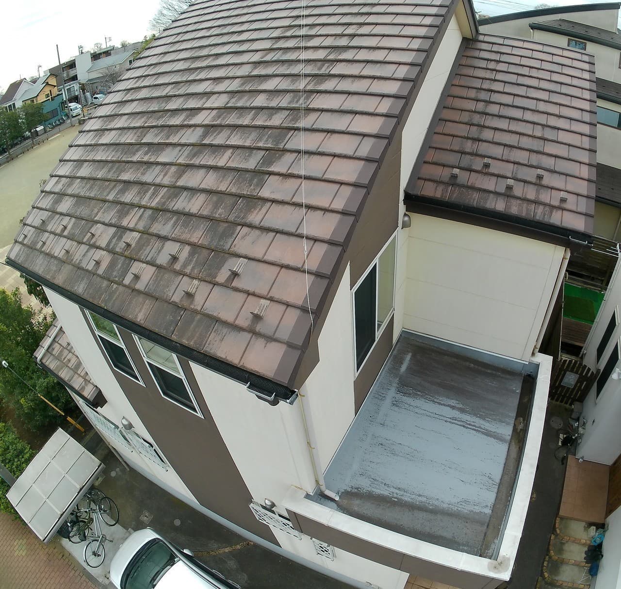 屋根塗装前の屋根