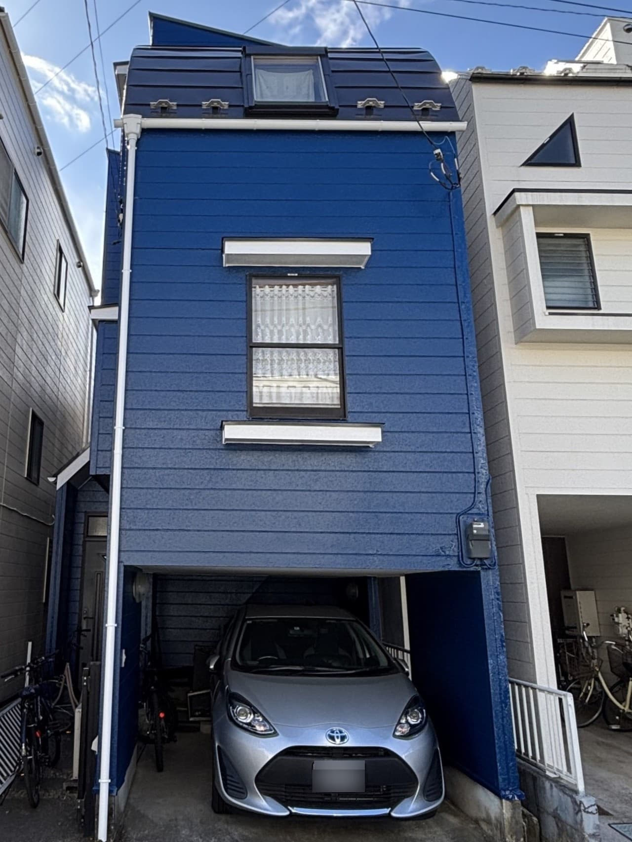 屋根塗装外壁塗装後の外観