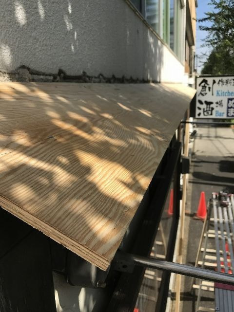 屋根修理 下地木工事