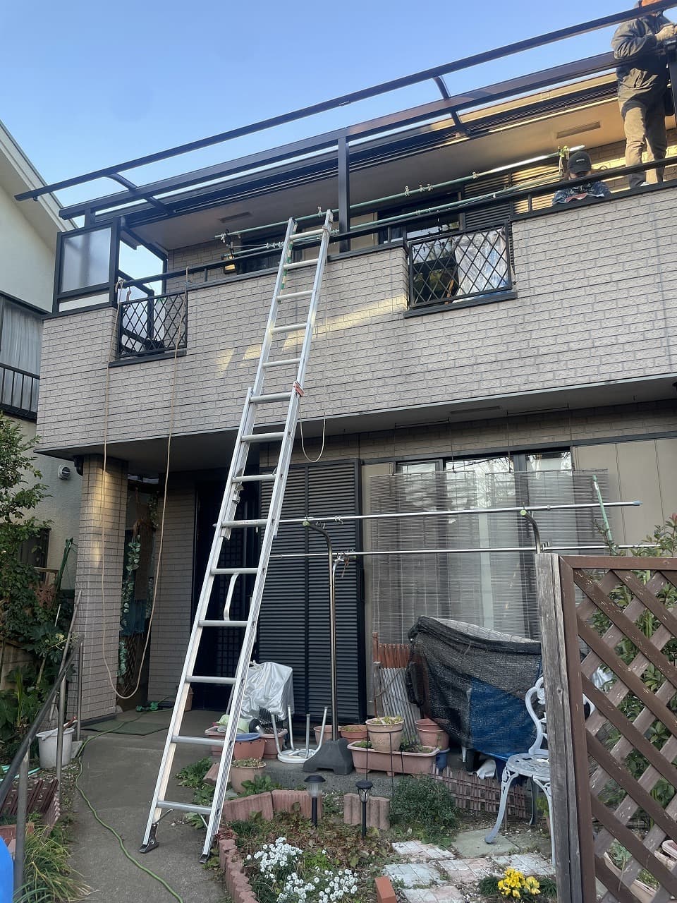 防水工事 高圧洗浄