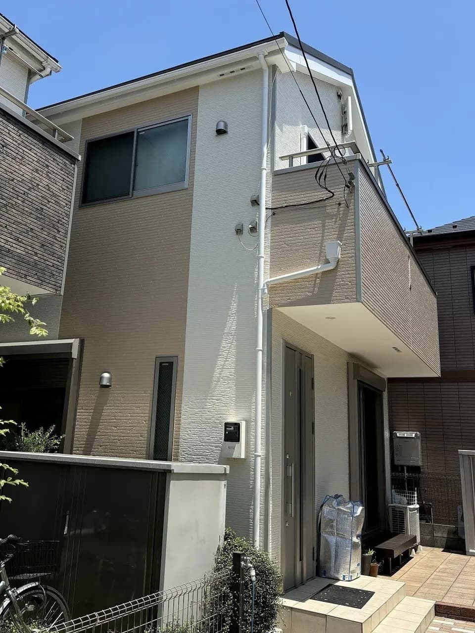 外壁塗装 屋根工事 塗装後の外観